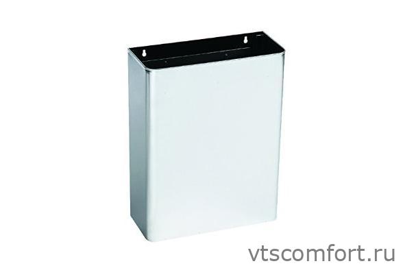 Фото Урна для мусора настенная NOFER 14077.B 23 л металл глянцевая Изображение Урна для мусора настенная NOFER 14077.B 23 л металл глянцевая