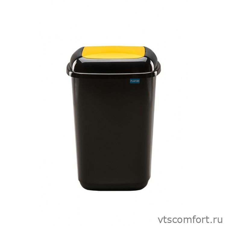 Фото Plafor Quatro bin Бак черный с желтой плавающей крышкой 45 литров арт. 659-00 Изображение Plafor Quatro bin Бак черный с желтой плавающей крышкой 45 литров арт. 659-00