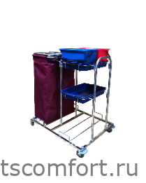 Фото Уборочная тележка для фудкора Metal Clean Габриэла Стандарт Изображение Уборочная тележка для фудкора Metal Clean Габриэла Стандарт