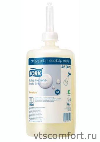 Фото Жидкое мыло для рук улучшенное 1 л Tork Система S1 арт 420810 1 кор/6 картриджей Изображение Жидкое мыло для рук улучшенное 1 л Tork Система S1 арт 420810 1 кор/6 картриджей