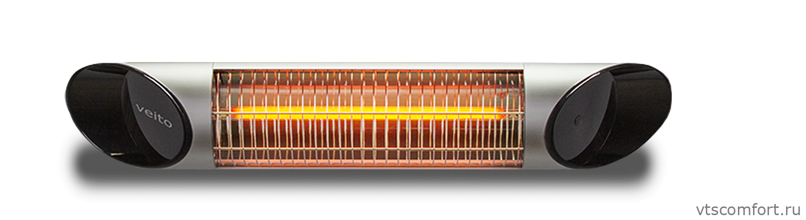 Фото Настенный инфракрасный обогреватель Veito Blade mini silver Изображение Настенный инфракрасный обогреватель Veito Blade mini silver