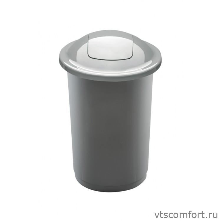 Фото Plafor Top Bin Бак с плавающей крышкой 50 литров цвет серебро арт.651-05 Изображение Plafor Top Bin Бак с плавающей крышкой 50 литров цвет серебро арт.651-05