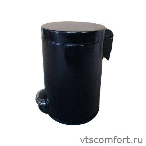 Фото Ведро для мусора с педалью 12 литров Binele WP12LB сталь черная Изображение Ведро для мусора с педалью 12 литров Binele WP12LB сталь черная