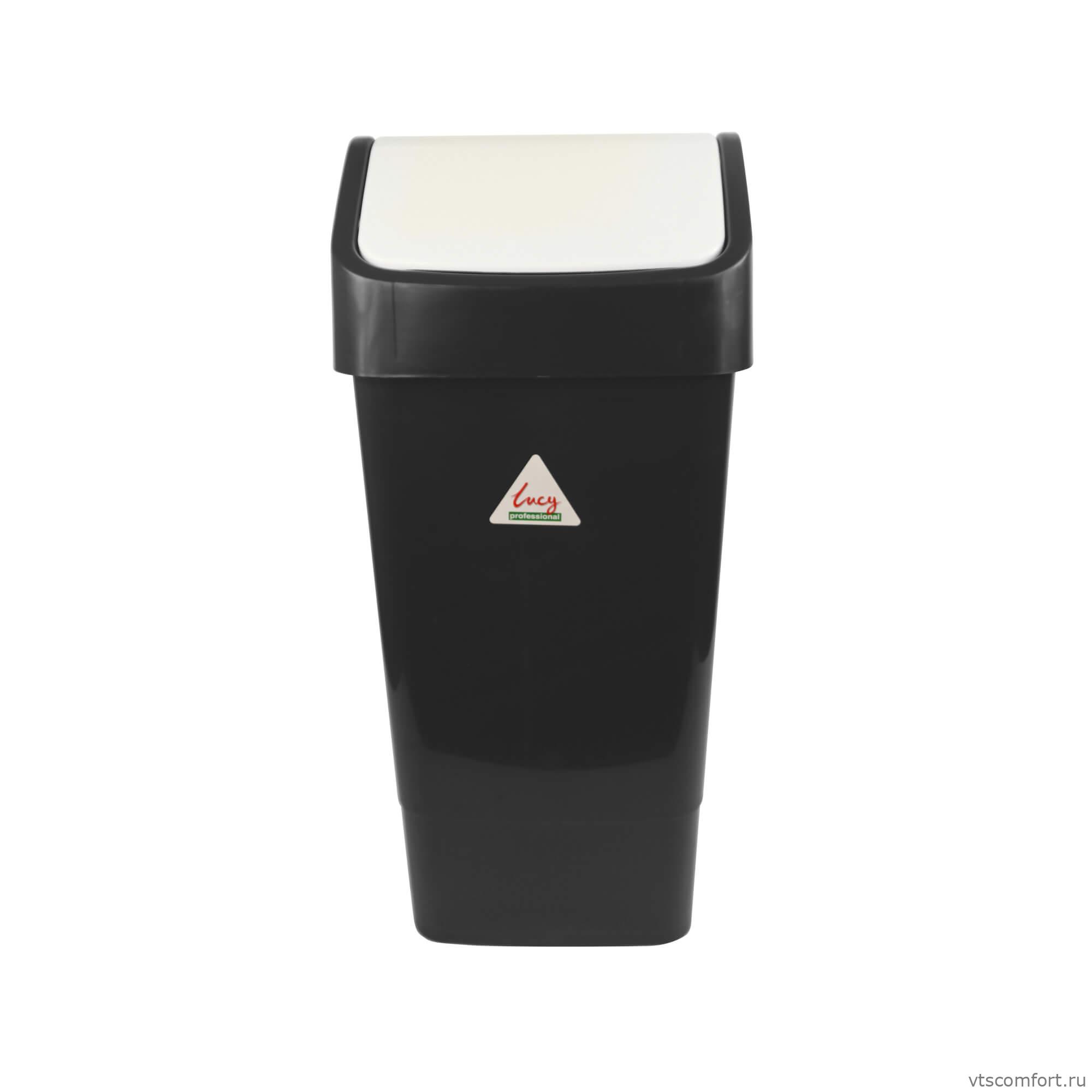 Фото Бак для мусора Sir L3003209 50 литров черный из полипропилена Изображение Бак для мусора Sir L3003209 50 литров черный из полипропилена