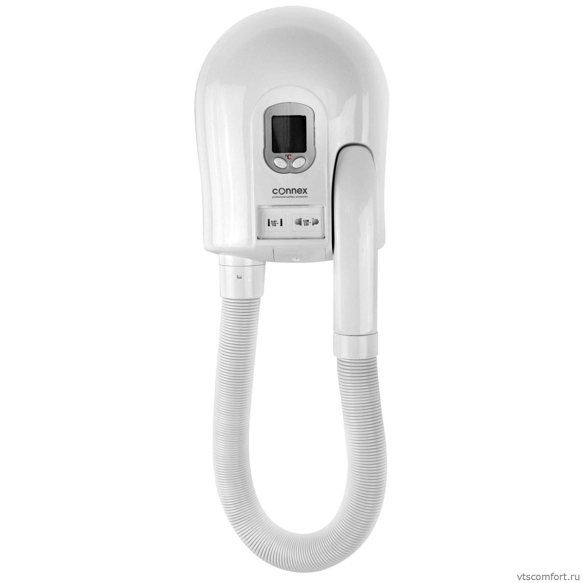 Фото Фен настенный CONNEX WT-800W1 Изображение Фен настенный CONNEX WT-800W1