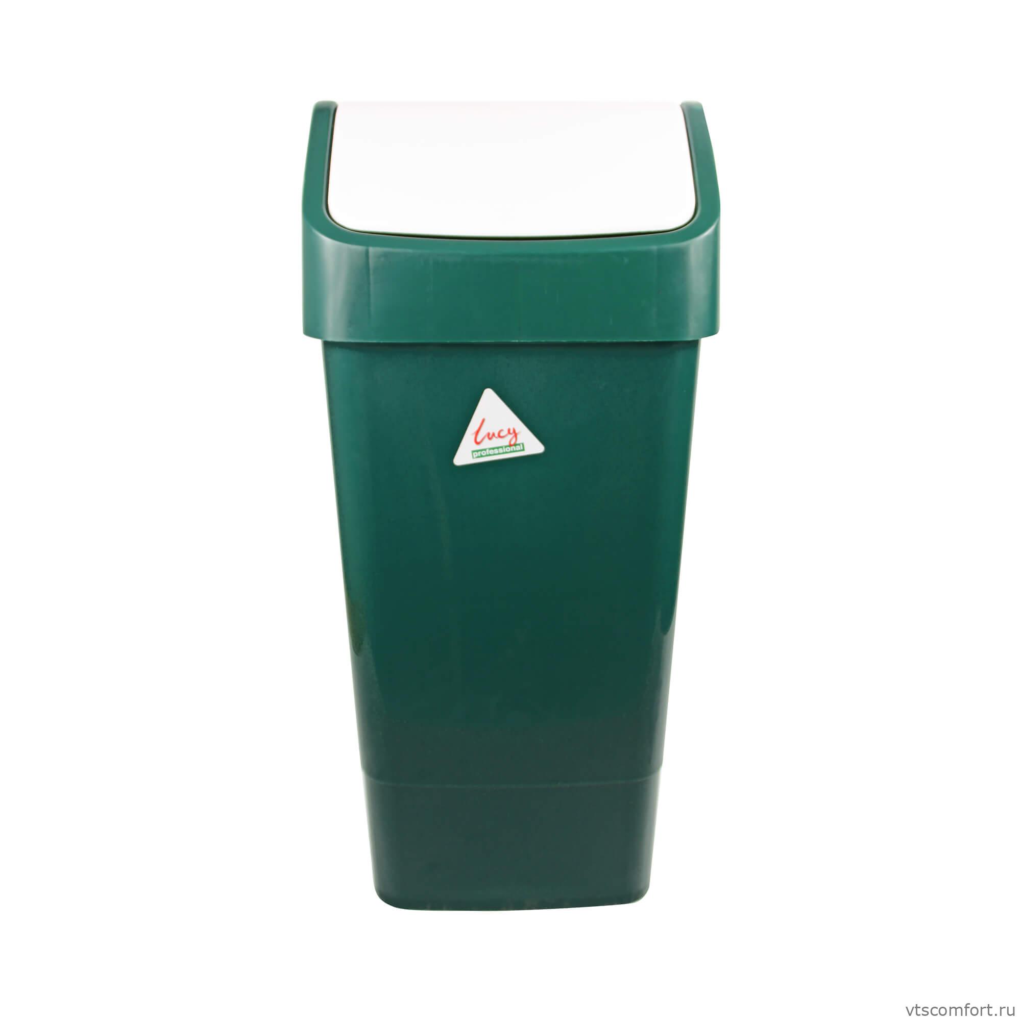Фото Бак для мусора Sir L3003220 50 литров темно-зеленый из полипропилена Изображение Бак для мусора Sir L3003220 50 литров темно-зеленый из полипропилена