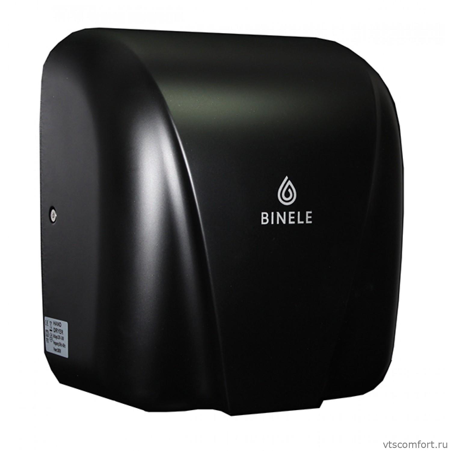 Фото Сушилка для рук высокоскоростная Binele HH02SB rSpeed сталь черная Изображение Сушилка для рук высокоскоростная Binele HH02SB rSpeed сталь черная