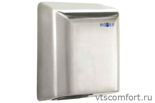 Фото Сушилка для рук NOFER BIG FLOW 01451.S сталь матовая автоматическая Изображение Сушилка для рук NOFER BIG FLOW 01451.S сталь матовая автоматическая