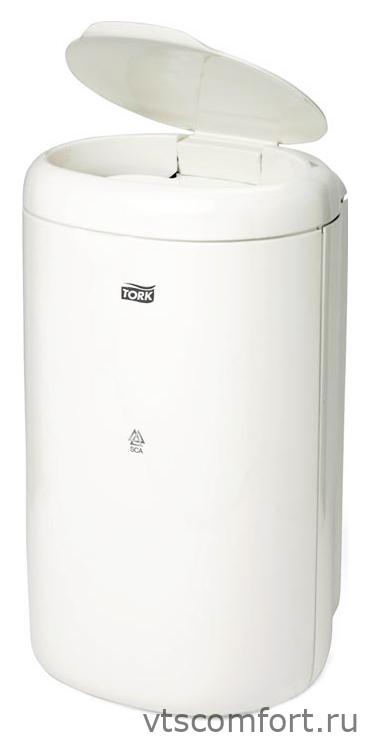 Фото Корзина для мусора 5 л пластик TORK 564000 белая система B3 Изображение Корзина для мусора 5 л пластик TORK 564000 белая система B3