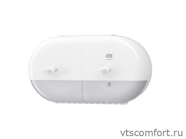 Фото TORK SmartOne® 682000 диспенсер для рулонной туалетной бумаги система T9 двойной Изображение TORK SmartOne® 682000 диспенсер для рулонной туалетной бумаги система T9 двойной