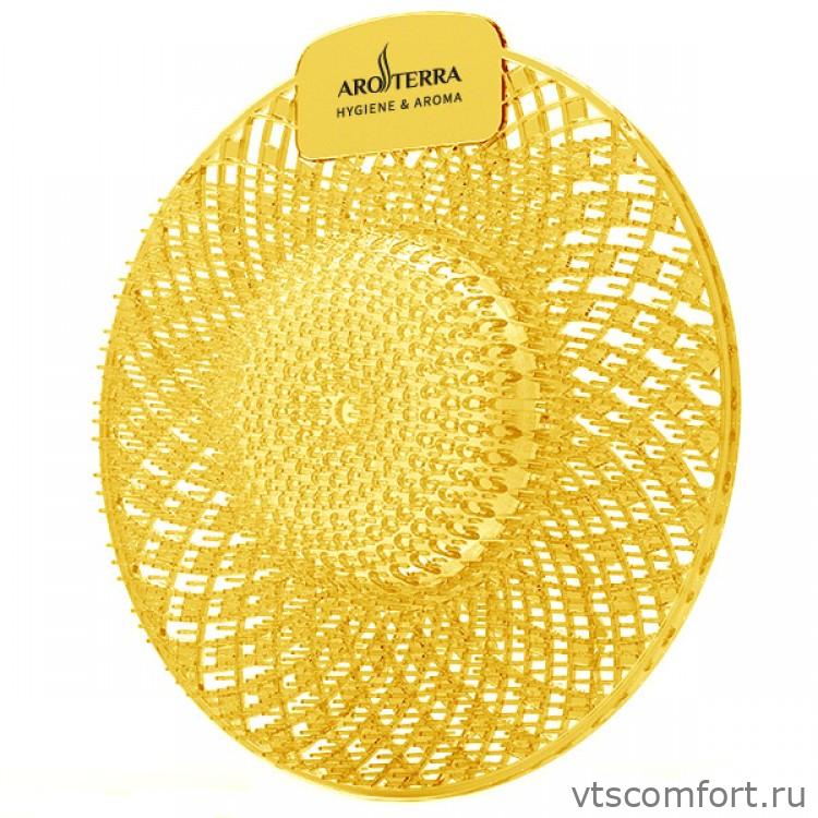 Фото Сетка (экран) с таблеткой для писсуаров Aroterra Spiral Цитрус Изображение Сетка (экран) с таблеткой для писсуаров Aroterra Spiral Цитрус