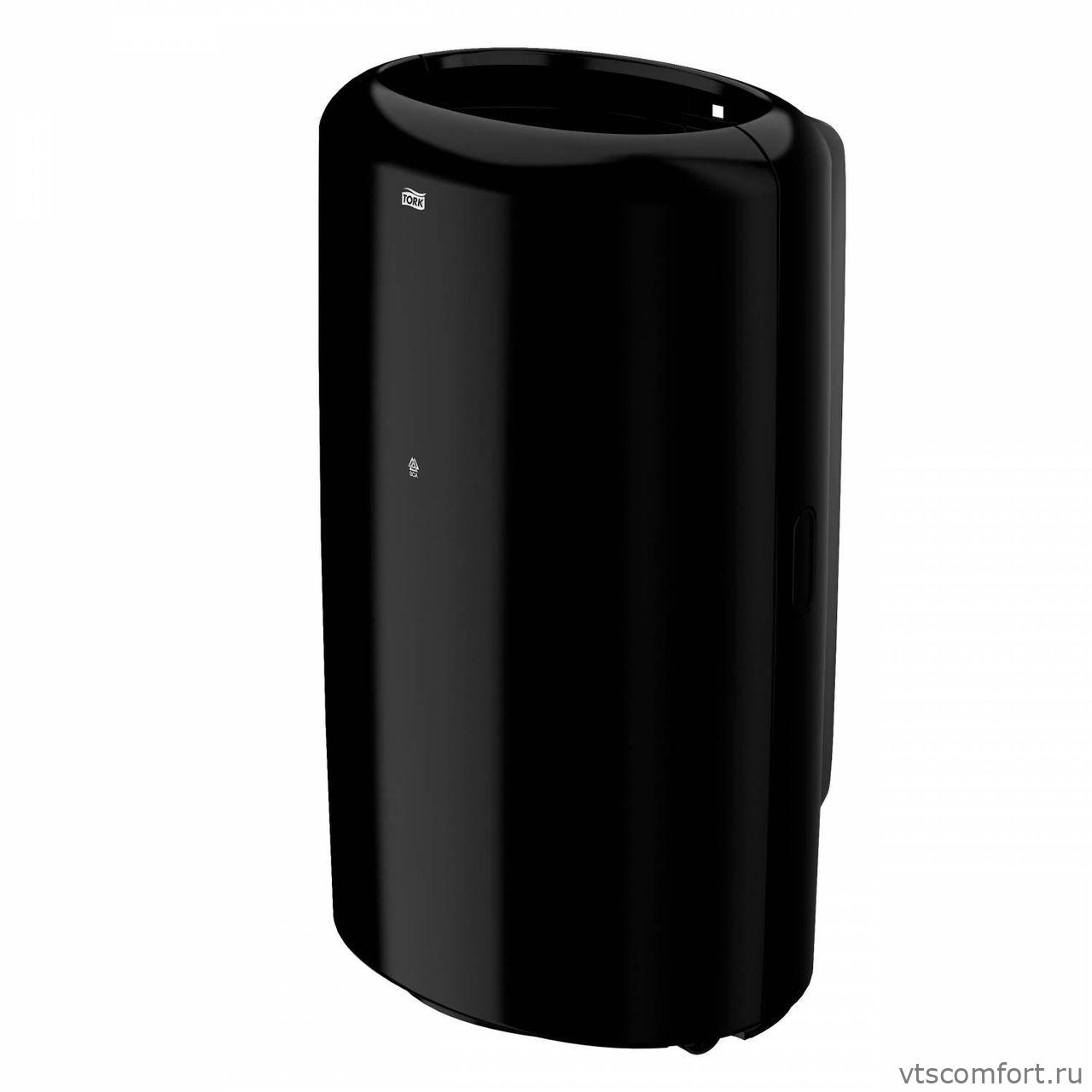 Фото Корзина для мусора 50 л пластик TORK 563008 черная система B1 Изображение Корзина для мусора 50 л пластик TORK 563008 черная система B1