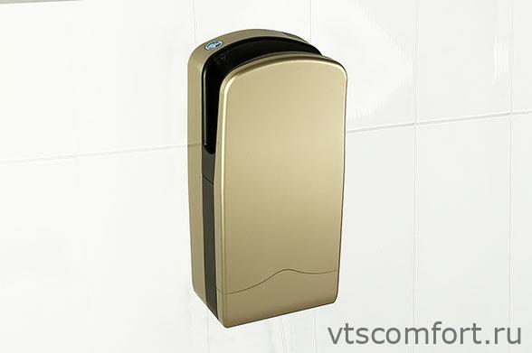 Фото Сушилка для рук NOFER V-JET Groc Champagne 01303CH пластик шампань высокоскоростная Изображение Сушилка для рук NOFER V-JET Groc Champagne 01303CH пластик шампань высокоскоростная
