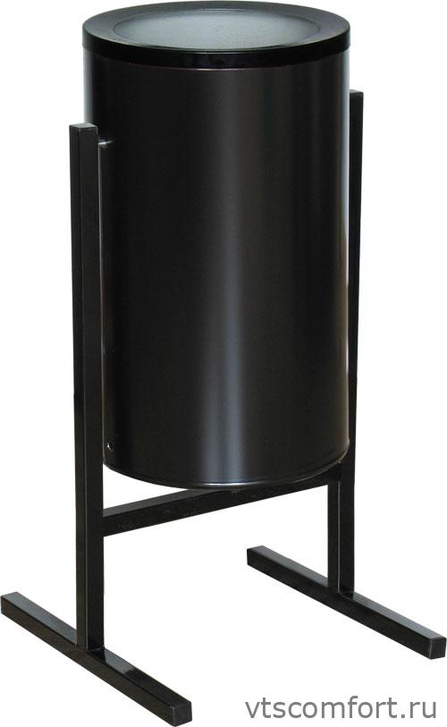 Фото Уличная металлическая урна Титан Стритлайн СЛ2-300 36 литров черная Изображение Уличная металлическая урна Титан Стритлайн СЛ2-300 36 литров черная