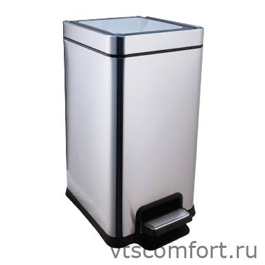 Фото Ksitex SGB-12M урна для мусора с педалью матовая 12 литров Изображение Ksitex SGB-12M урна для мусора с педалью матовая 12 литров