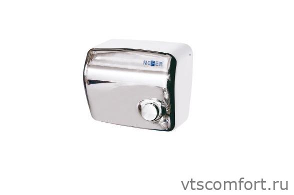 Фото Сушилка для рук NOFER KAI 01250.B металл глянцевая с кнопкой Изображение Сушилка для рук NOFER KAI 01250.B металл глянцевая с кнопкой
