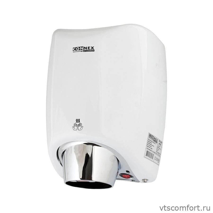 Фото Сушилка для рук Connex HD-1200 WHITE ВЫСОКОСКОРОСТНАЯ Изображение Сушилка для рук Connex HD-1200 WHITE ВЫСОКОСКОРОСТНАЯ