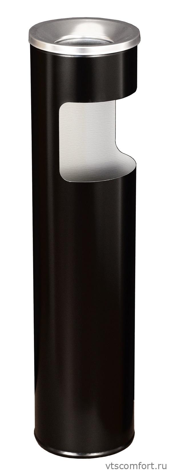 Фото Урна с пепельницей Титан К150H 10 литров из оцинкованной стали Изображение Урна с пепельницей Титан К150H 10 литров из оцинкованной стали