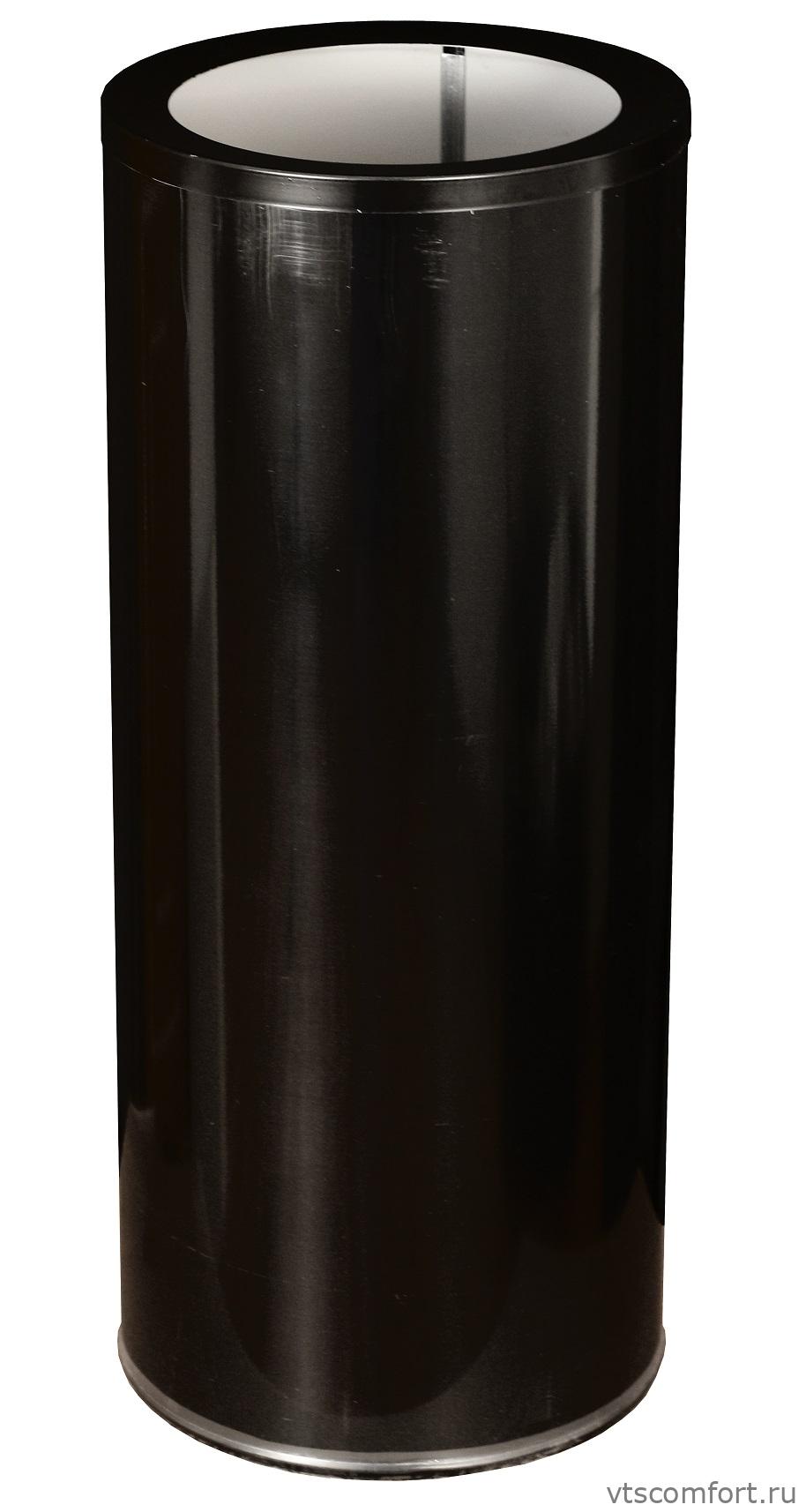 Фото Урна металлическая Титан 250 30 литров черная Изображение Урна металлическая Титан 250 30 литров черная