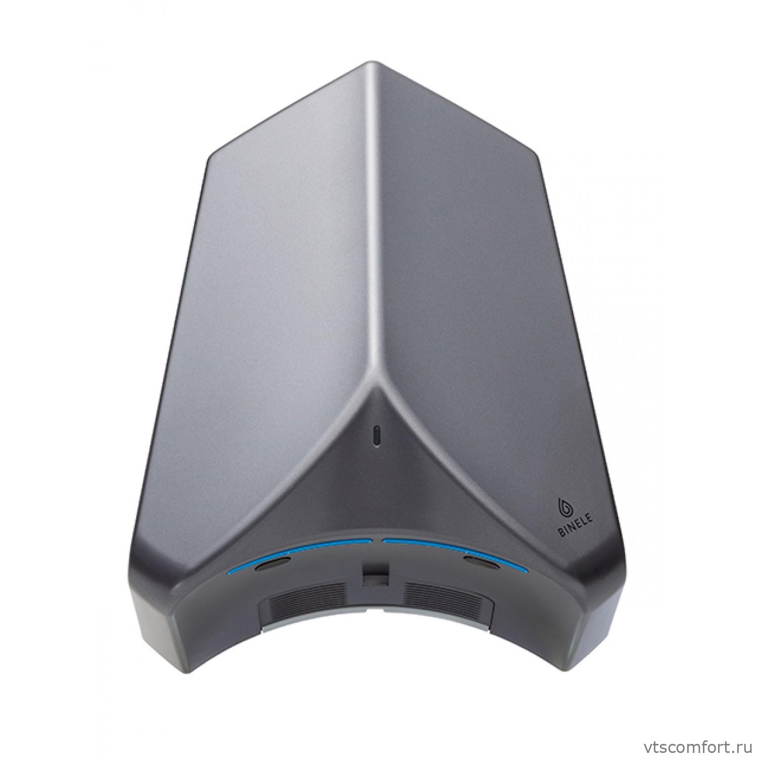 Фото Сушилка для рук высокоскоростная BINELE R-Turbo AH03SM пластик матовый Изображение Сушилка для рук высокоскоростная BINELE R-Turbo AH03SM пластик матовый