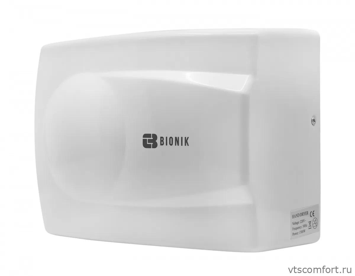 Фото Bionik BK4006 сушилка для рук белая пластиковая Изображение Bionik BK4006 сушилка для рук белая пластиковая
