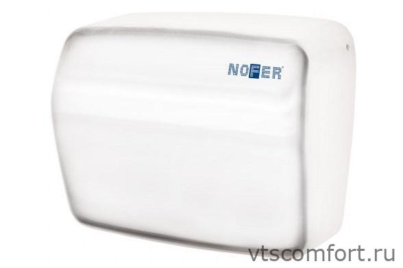 Фото Сушилка для рук NOFER KAI 01251.W металл белая автоматическая Изображение Сушилка для рук NOFER KAI 01251.W металл белая автоматическая