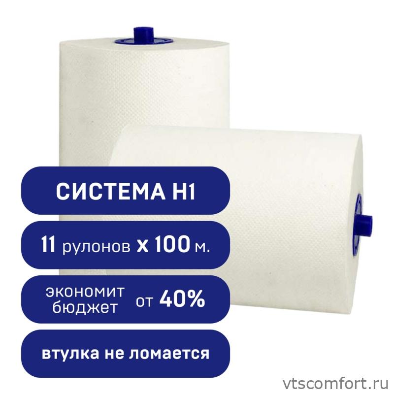 Фото Рулонные бумажные полотенца (H1) 1 слой, 100 м, Merida BP4302 Изображение Рулонные бумажные полотенца (H1) 1 слой, 100 м, Merida BP4302