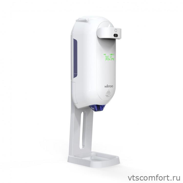 Фото MIRTOO 002TM дозатор для антисептика 1100 мл с измерением температуры Изображение MIRTOO 002TM дозатор для антисептика 1100 мл с измерением температуры