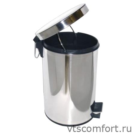 Фото Ksitex GB-5L урна для мусора с педалью глянцевая 5 литров Изображение Ksitex GB-5L урна для мусора с педалью глянцевая 5 литров