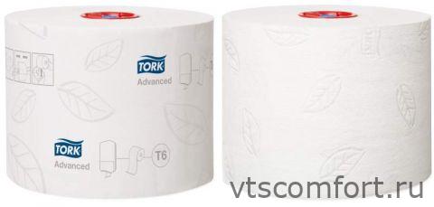 Фото TORK 127530 туалетная бумага система Т6 100м, 2сл.,27шт/кор. Изображение TORK 127530 туалетная бумага система Т6 100м, 2сл.,27шт/кор.