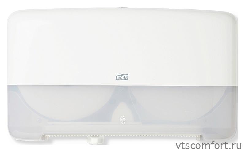 Фото TORK 555500 диспенсер для туалетной бумаги система T2 для двух рулонов Изображение TORK 555500 диспенсер для туалетной бумаги система T2 для двух рулонов