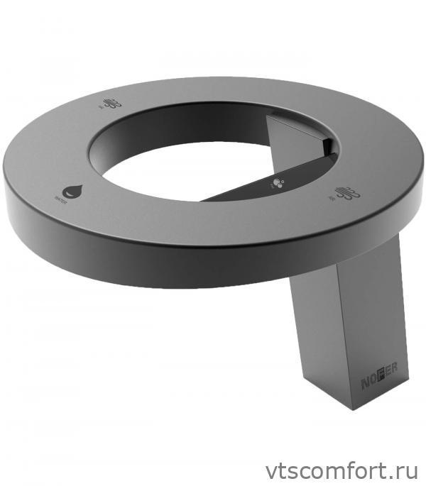 Фото Сушилка с краном и дозатором 3 в 1 Concept 3 компактная 01901.BK черная матовая Изображение Сушилка с краном и дозатором 3 в 1 Concept 3 компактная 01901.BK черная матовая