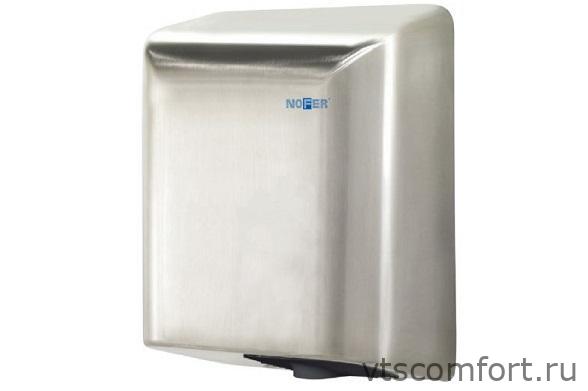 Фото Сушилка для рук NOFER FUGA 01851.S металл матовая высокоскоростная Изображение Сушилка для рук NOFER FUGA 01851.S металл матовая высокоскоростная
