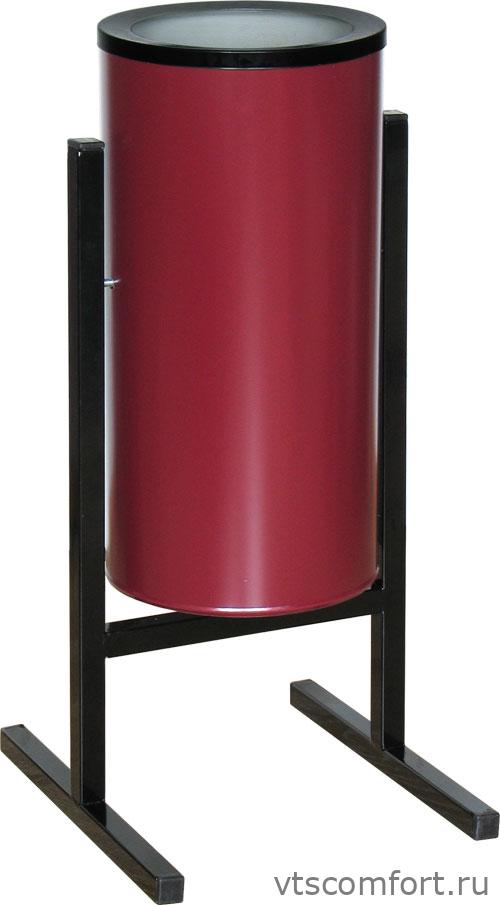 Фото Уличная металлическая урна Титан Стритлайн СЛ2-250 25 литров бордо Изображение Уличная металлическая урна Титан Стритлайн СЛ2-250 25 литров бордо