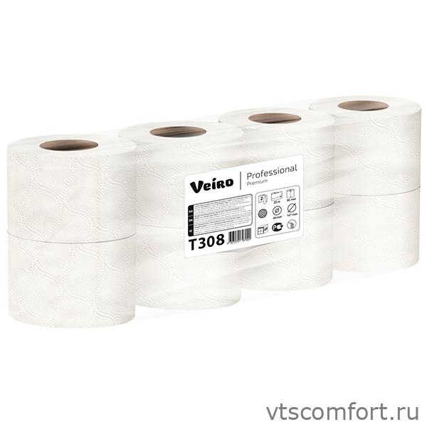 Фото Туалетная бумага Veiro Professional Premium T308 48 рулонов по 25 метров/уп Изображение Туалетная бумага Veiro Professional Premium T308 48 рулонов по 25 метров/уп