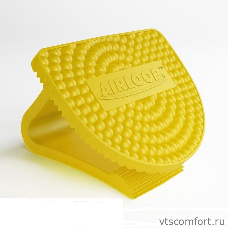 Фото Ароматическая сетка с держателем Airloop цитрус-манго желтая Изображение Ароматическая сетка с держателем Airloop цитрус-манго желтая