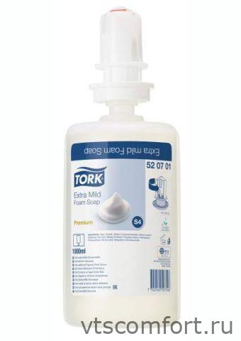 Фото Жидкое мыло-пена ультра-мягкое 1 л Tork Система S4 арт 520701 1 кор/6 картриджей Изображение Жидкое мыло-пена ультра-мягкое 1 л Tork Система S4 арт 520701 1 кор/6 картриджей