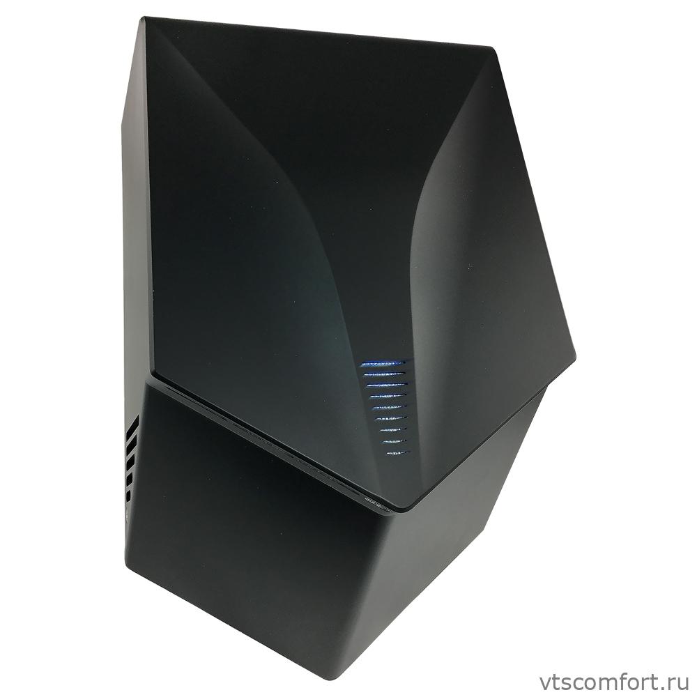 Фото GFmark 6861 высокоскоростная сушилка для рук V-windblade 1000W черная Изображение GFmark 6861 высокоскоростная сушилка для рук V-windblade 1000W черная