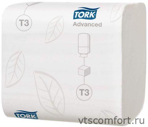 Фото TORK 114271 листовая туалетная бумага Система Т3 242 листа,2сл.,36 пачек/кор. Изображение TORK 114271 листовая туалетная бумага Система Т3 242 листа,2сл.,36 пачек/кор.