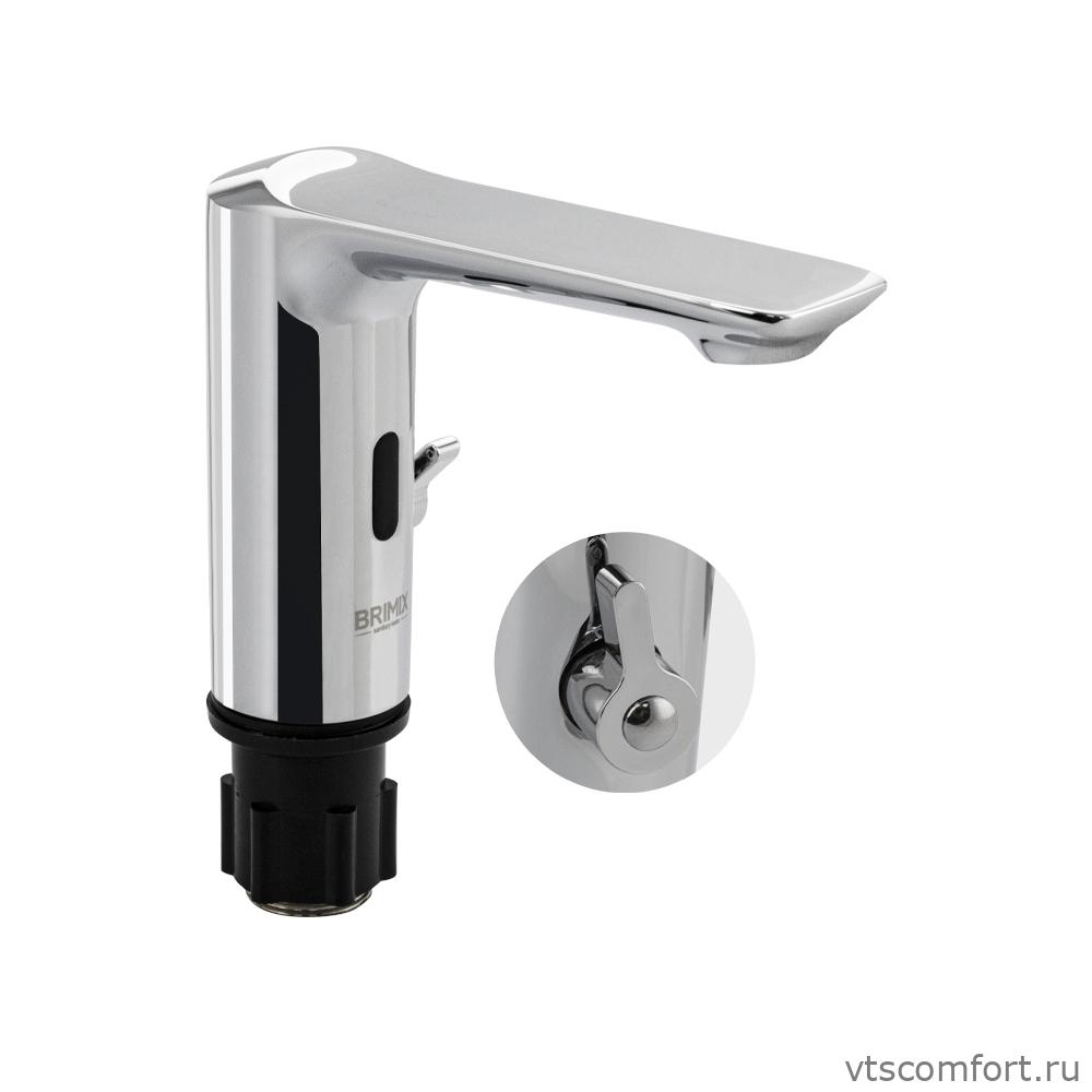 Фото Смеситель сенсорный Brimix 0888 на раковину с регулировкой температуры воды на корпусе Изображение Смеситель сенсорный Brimix 0888 на раковину с регулировкой температуры воды на корпусе