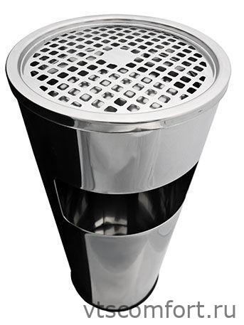 Фото Урна уличная металлическая 27 л арт. 55.11 Изображение Урна уличная металлическая 27 л арт. 55.11