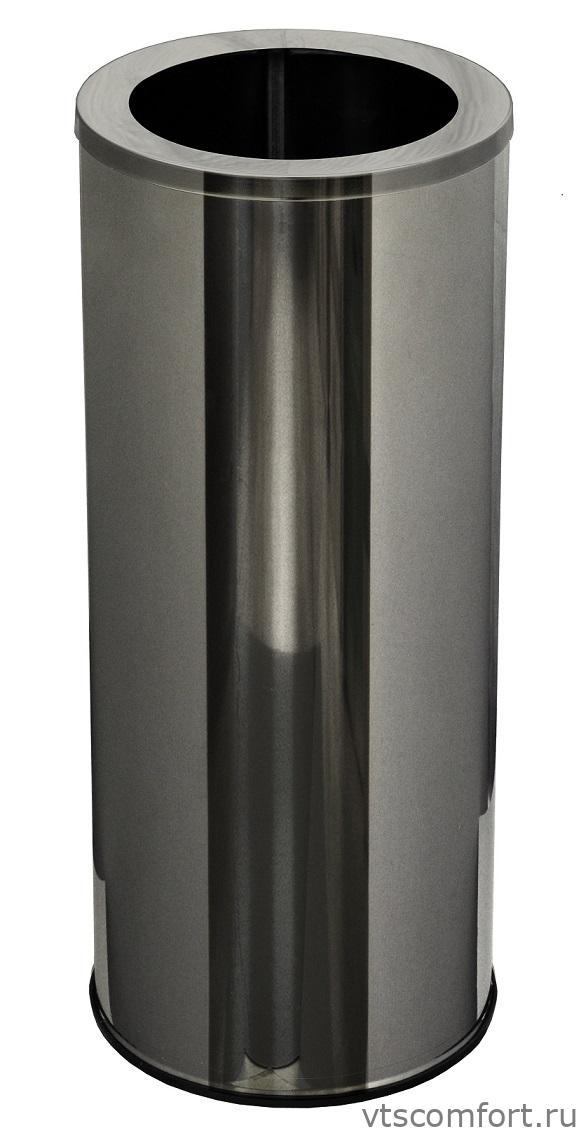 Фото Урна металлическая Титан У250HН 30 литров хром Изображение Урна металлическая Титан У250HН 30 литров хром