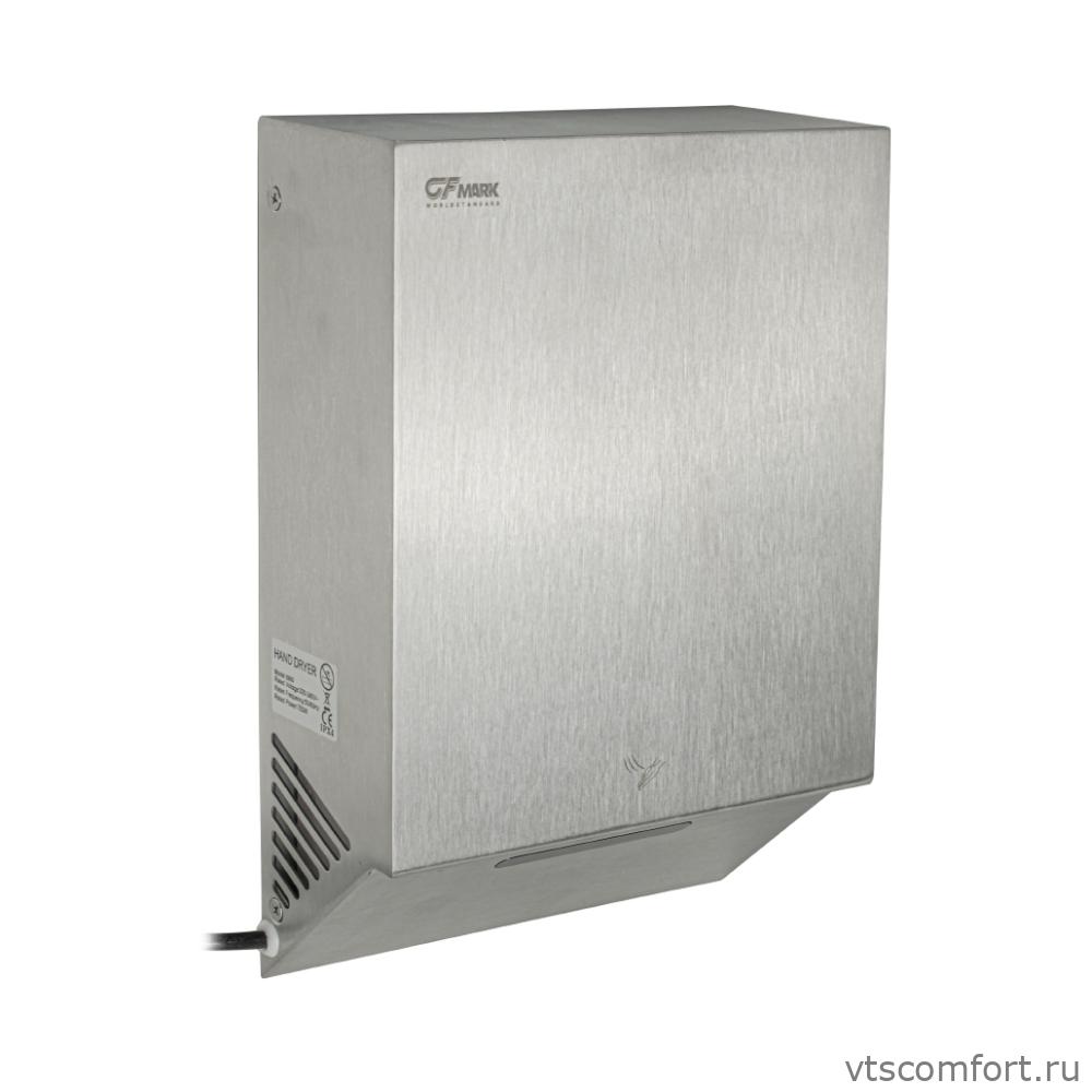 Фото GFmark 6955 высокоскоростная сушилка для рук V-windblade 800W матовая сталь Изображение GFmark 6955 высокоскоростная сушилка для рук V-windblade 800W матовая сталь