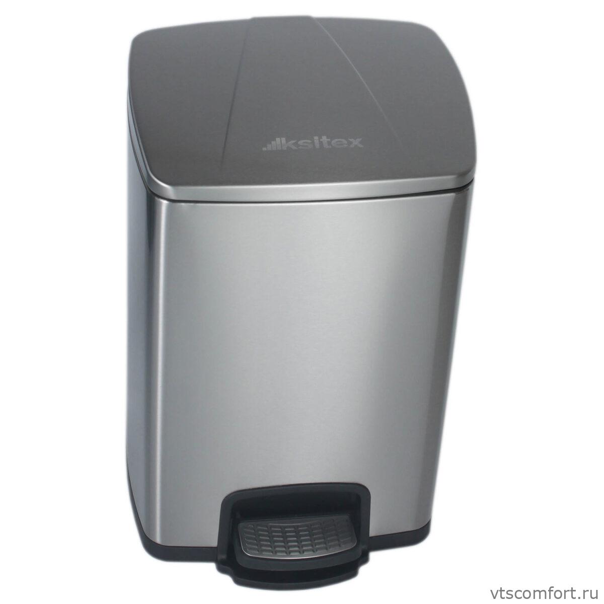 Фото Ksitex SGB-20M урна для мусора с педалью матовая 20 литров Изображение Ksitex SGB-20M урна для мусора с педалью матовая 20 литров