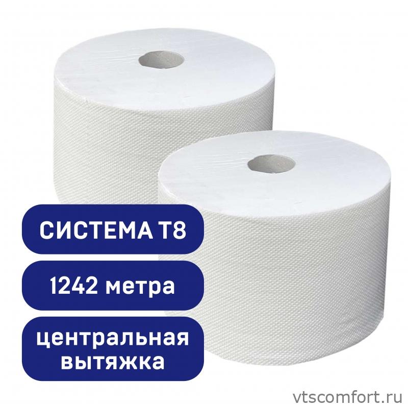 Фото Туалетная бумага с центральной вытяжкой (T8) 2 слоя белая Merida ТБТ701 Изображение Туалетная бумага с центральной вытяжкой (T8) 2 слоя белая Merida ТБТ701