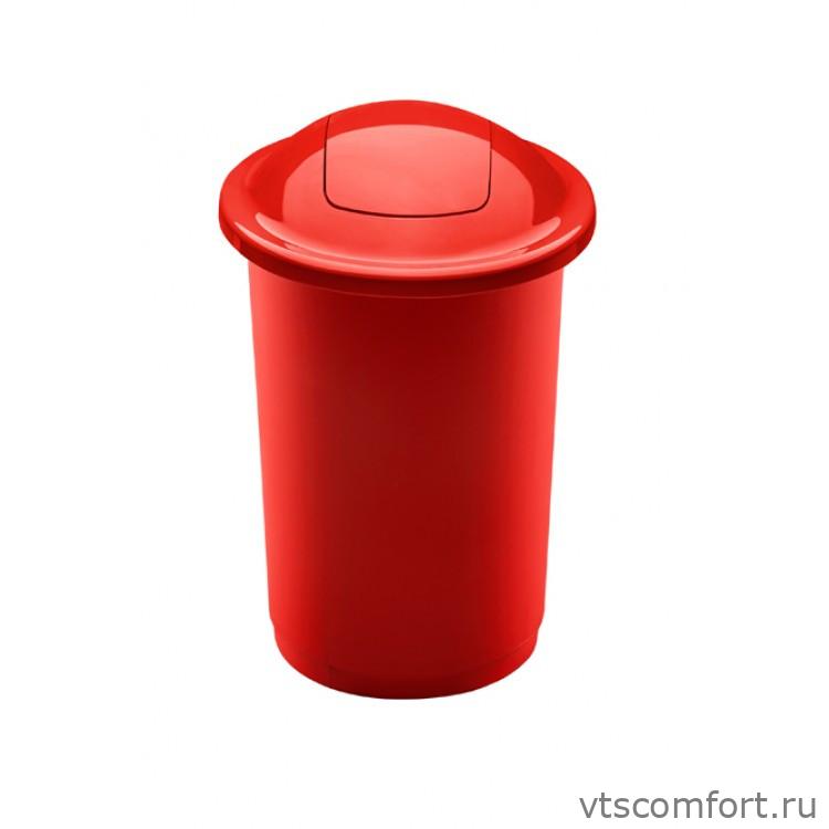 Фото Plafor Top Bin Бак с плавающей крышкой 50 литров красный арт.651-04 Изображение Plafor Top Bin Бак с плавающей крышкой 50 литров красный арт.651-04