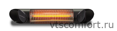 Фото Настенный инфракрасный обогреватель Veito Blade mini black Изображение Настенный инфракрасный обогреватель Veito Blade mini black
