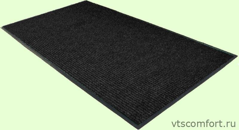 Фото Коврик влаговпитывающий 80х120 см черный на ПВХ основе Изображение Коврик влаговпитывающий 80х120 см черный на ПВХ основе