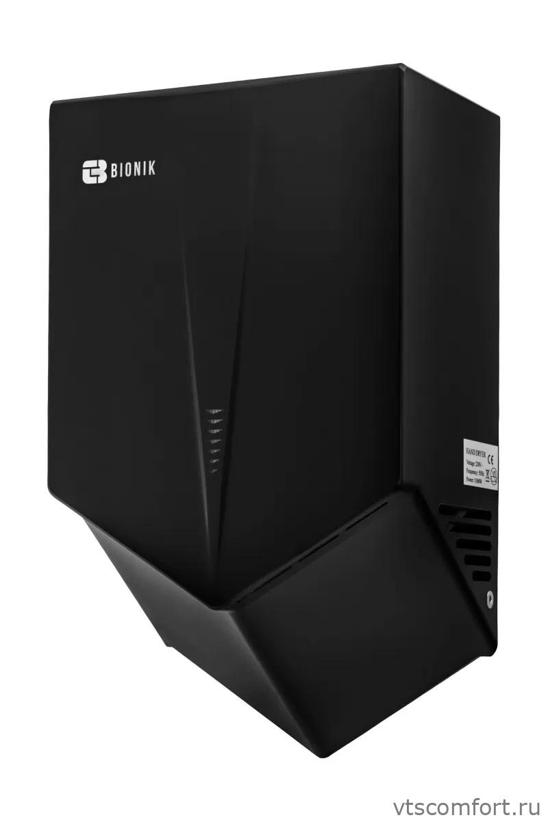 Фото Bionik BK4015B высокоскоростная сушилка для рук пластик черная Изображение Bionik BK4015B высокоскоростная сушилка для рук пластик черная