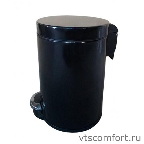 Фото Ведро для мусора с педалью 20 литров Binele WP20LB сталь черная Изображение Ведро для мусора с педалью 20 литров Binele WP20LB сталь черная